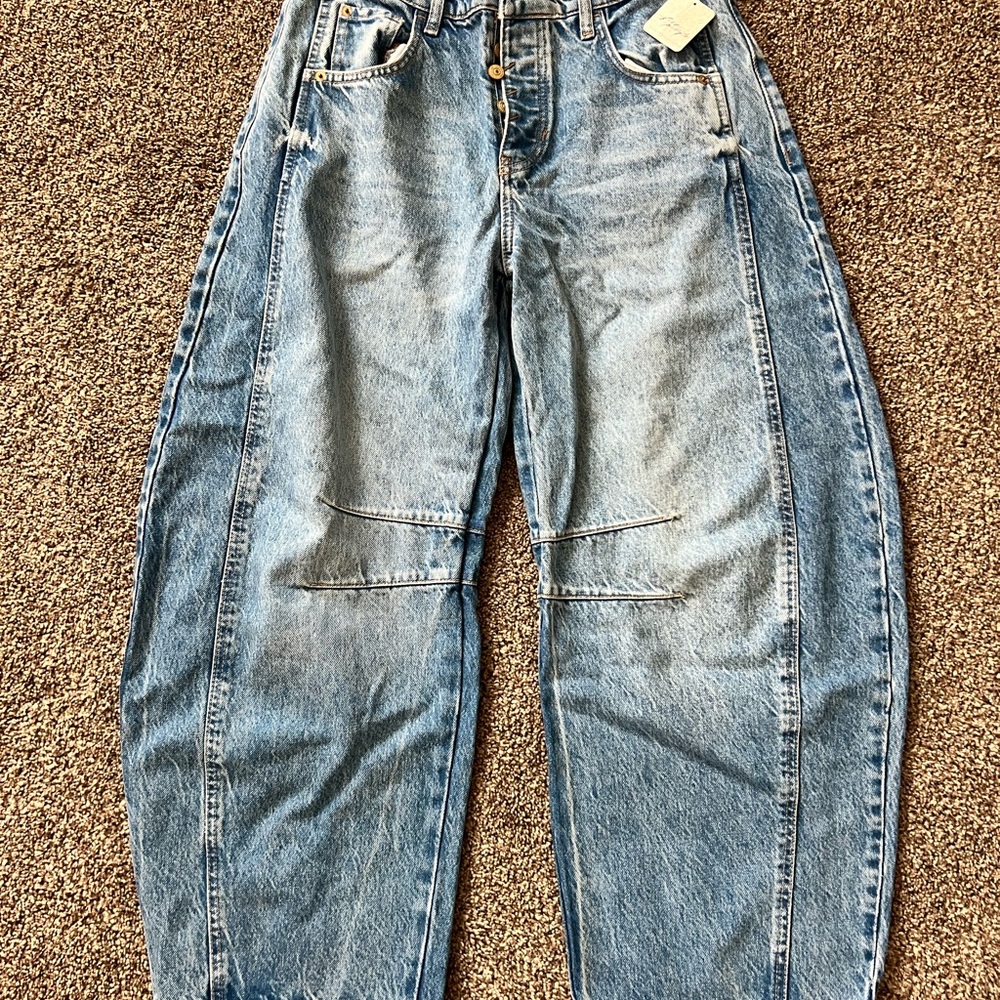 We The Free Relaxed Light Blue Jeans
